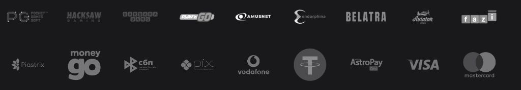 Платежные системы: Visa, Mastercard, Tether, Pix, Bitcoin и другие